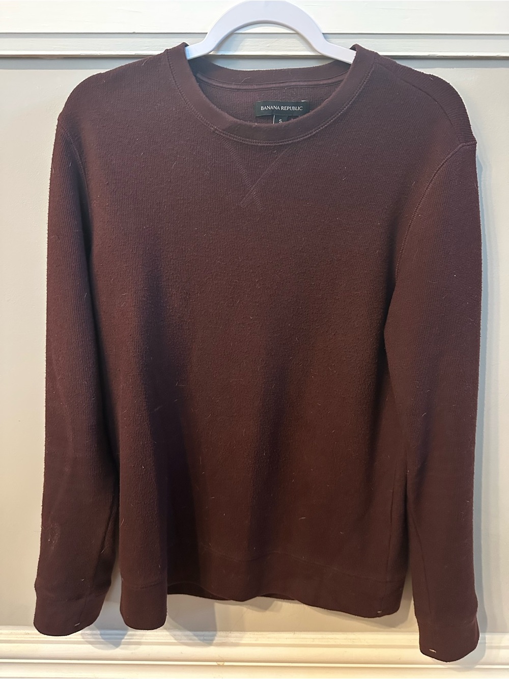 Banana Republic Men’s Crewneck Sweater — Deep Brown